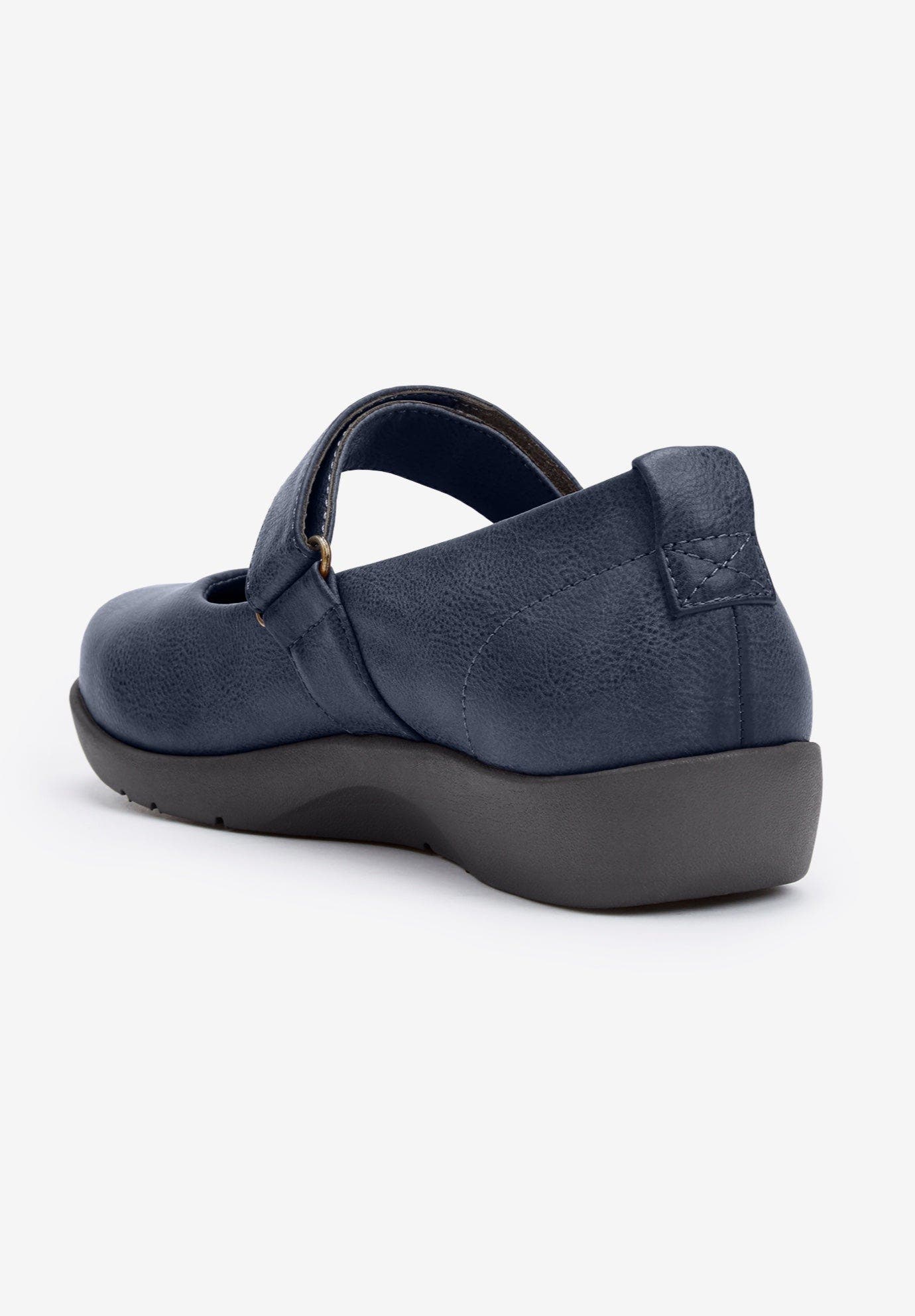 The Carla Mary Jane Flat, Alternate, color, NAVY