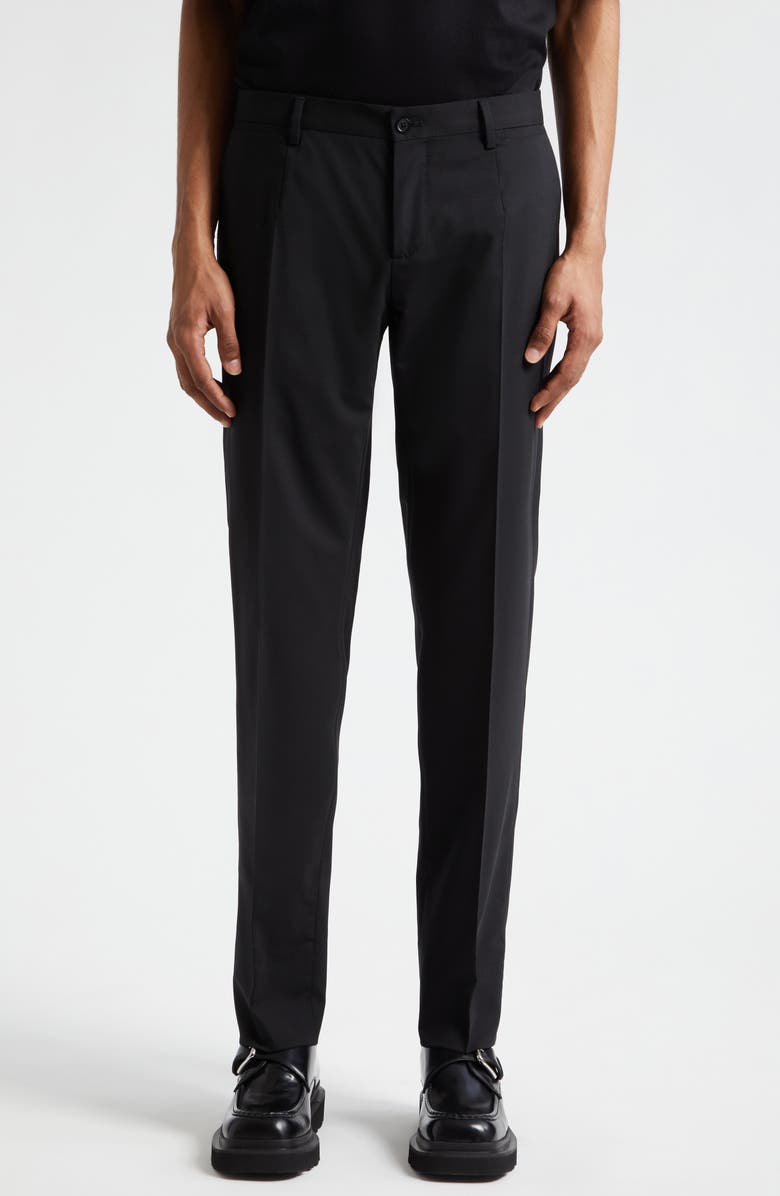 Dolce&Gabbana Martini Fit Stretch Wool Suit, Alternate, color, Nero