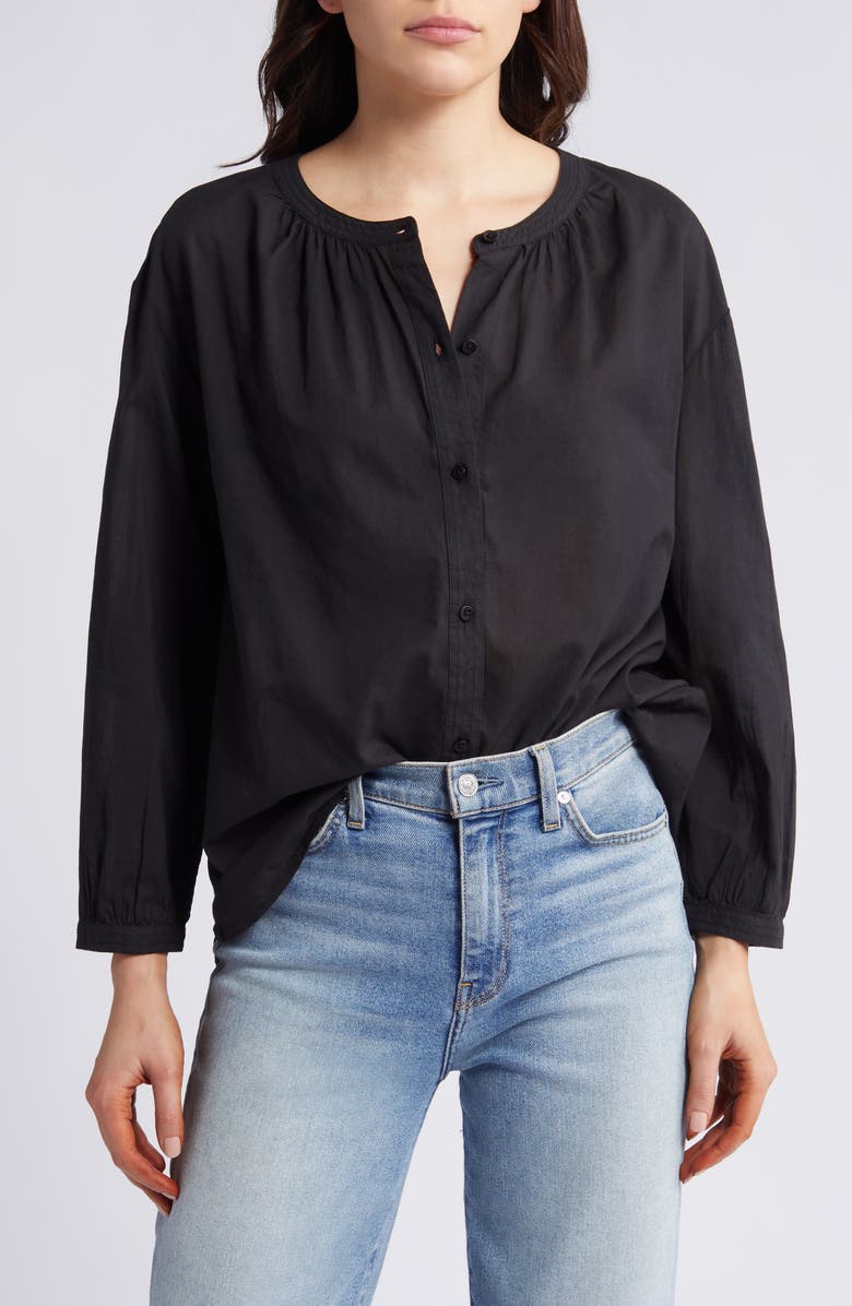 Treasure & Bond Cotton Voile Top, Main, color,