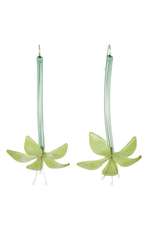 Curiosity Flower Drop Earrings