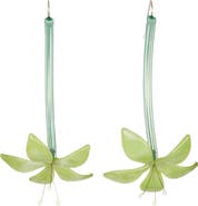 Tory Burch Curiosity Flower Drop Earrings