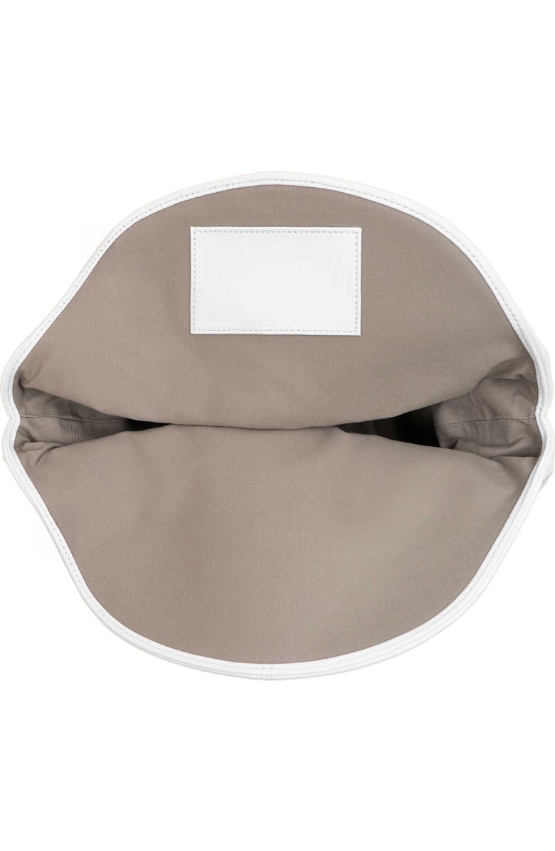 PERRIN PARIS Le Panier Handbag Raphia, Alternate, color, Raphia Beige / White