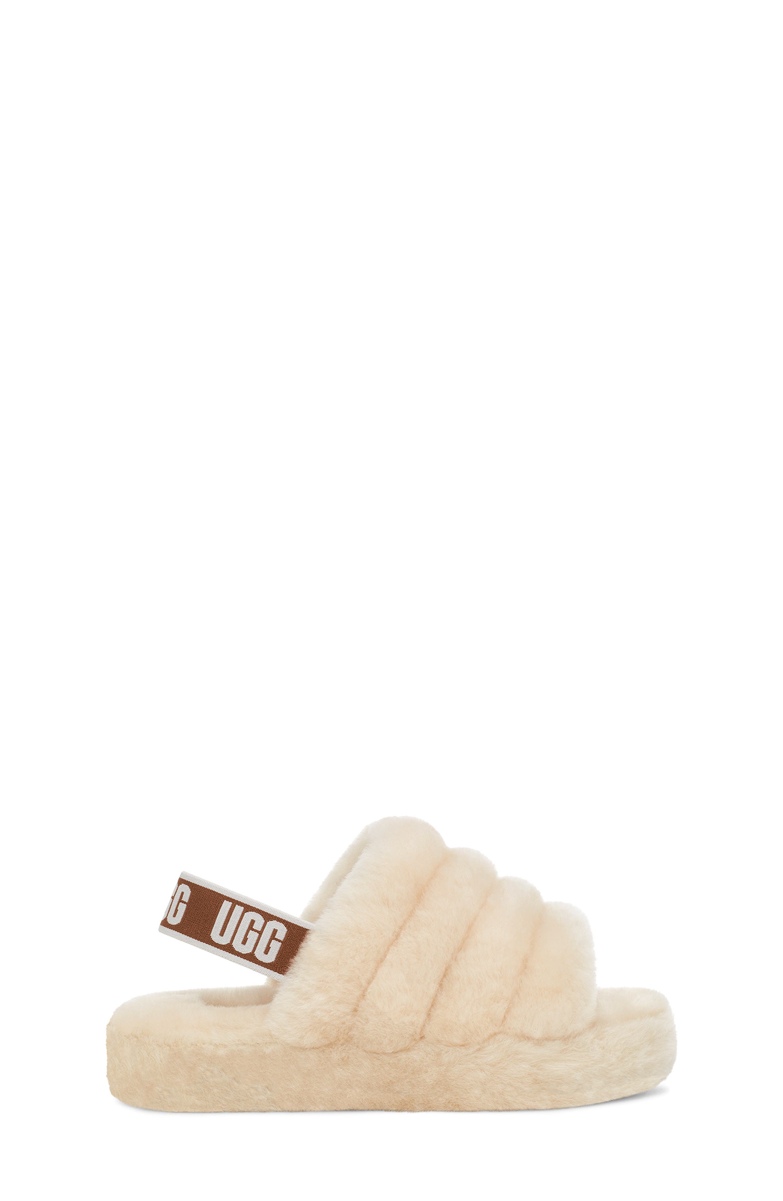 UGG<sup>®</sup> Fluff Yeah Slide, Alternate, color, Natural