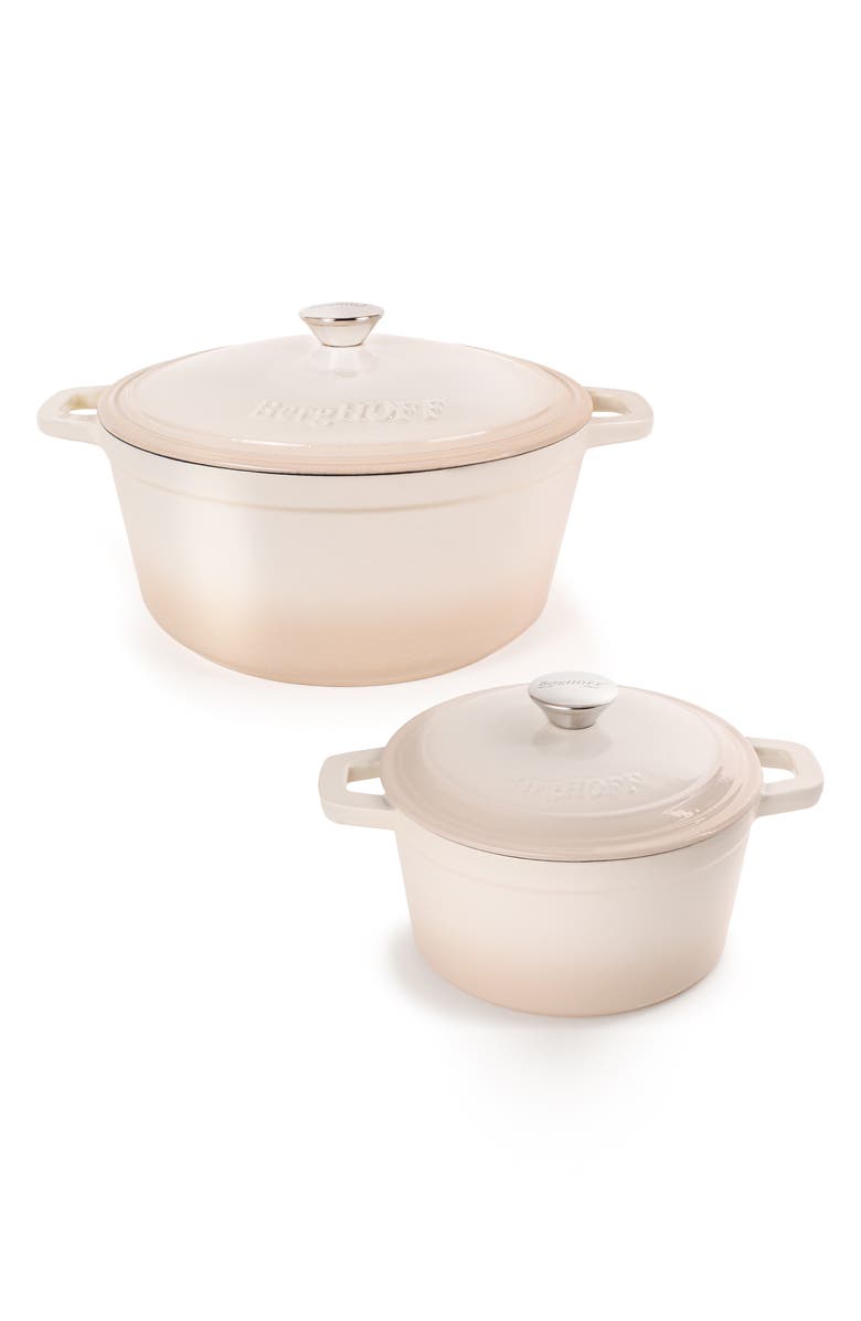 BergHOFF Neo Enameled Cast Iron 4-Piece Set, Main, color, White