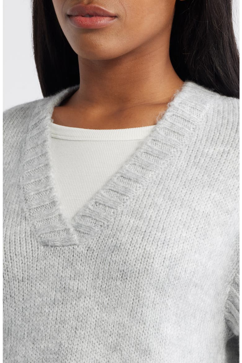 Cap Sleeve Knit Vest, Alternate, color, GREY