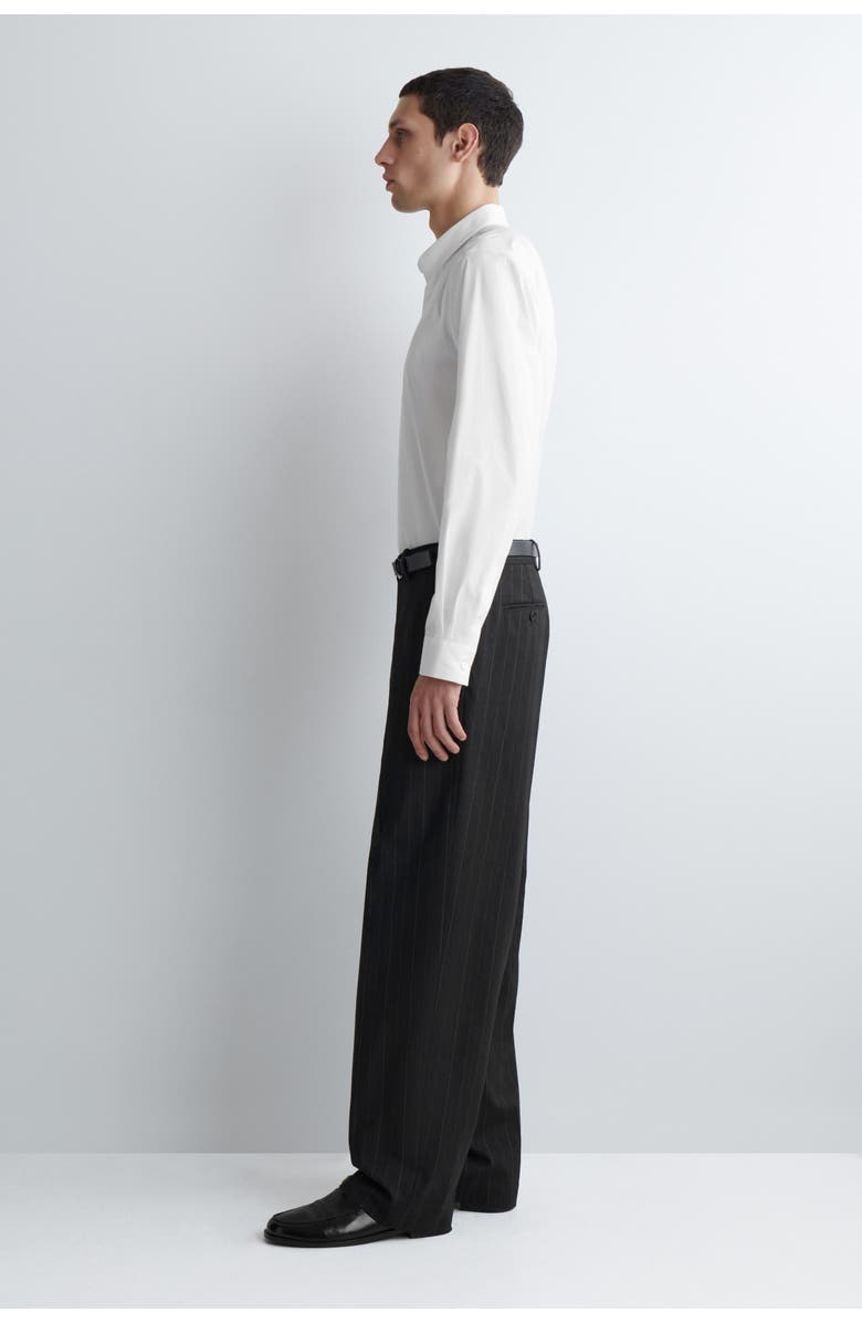 COS Slim Tailored Cotton-poplin Shirt, Alternate, color, White