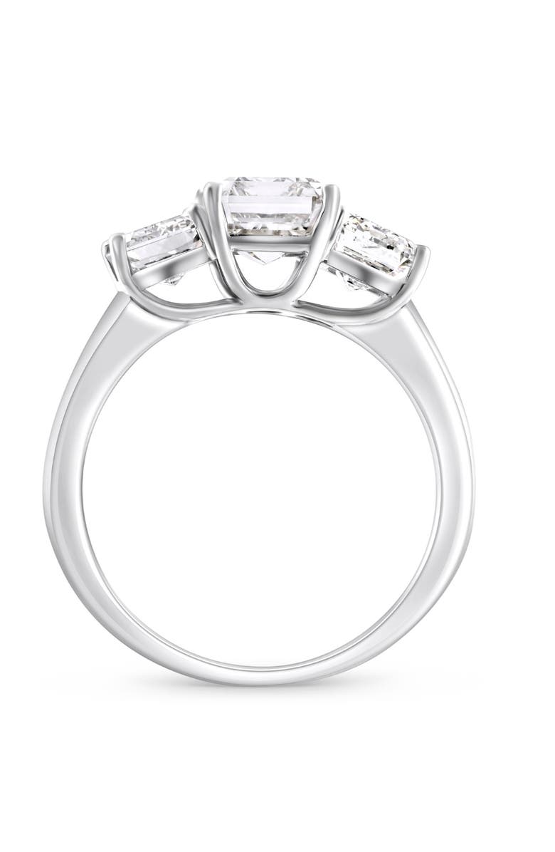 Bliss Diamond 3.55Ct TW Emerald Cut Three Stone Engagement Ring 14k Gold Lab Grown, Alternate, color, 