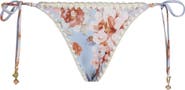 Zimmermann Awaken Crochet Edge Side Tie Bikini Bottoms