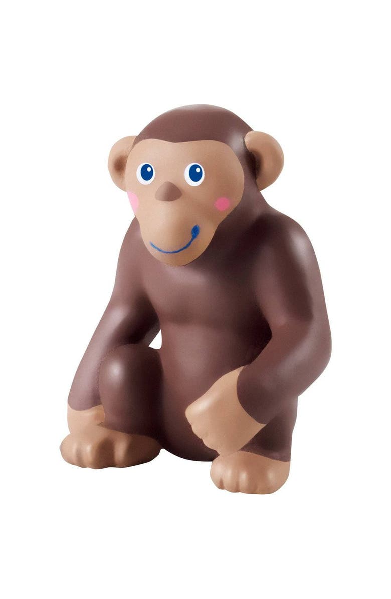 HABA Little Friends Monkey - Chunky Plastic Zoo Animal Toy Figure, Alternate, color, Multi