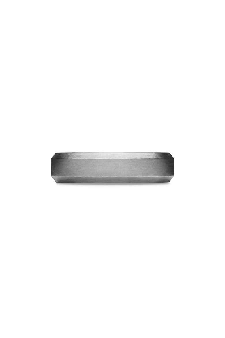 Beveled Band Ring, 6mm, Alternate, color, TITANIUM