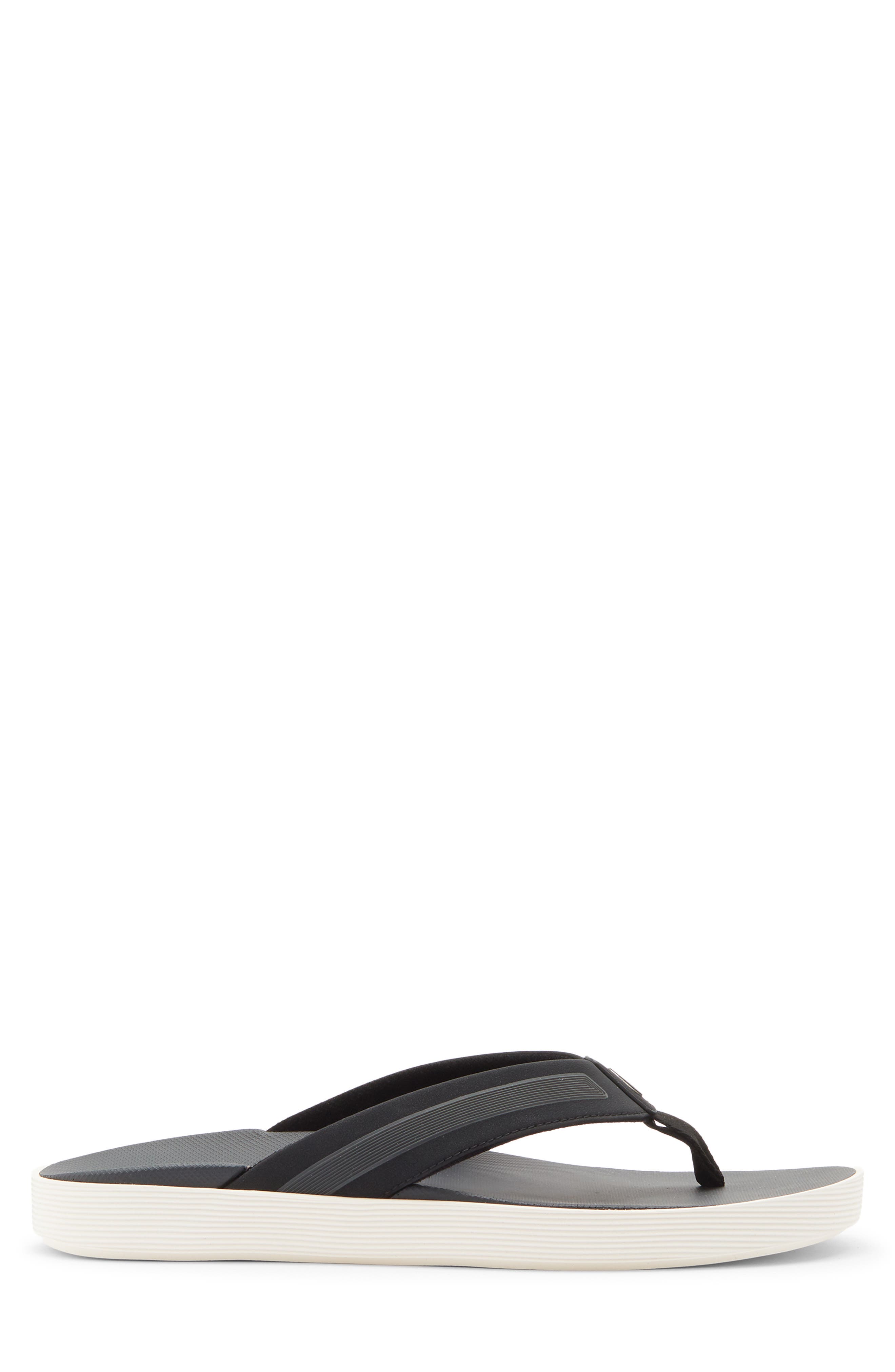 OluKai Leeward Flip Flop, Alternate, color, Lava Rock / Lava Rock