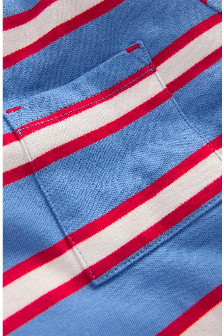 Kids' Double Layer Cotton T-Shirt, Alternate, color, BLUE AND RED