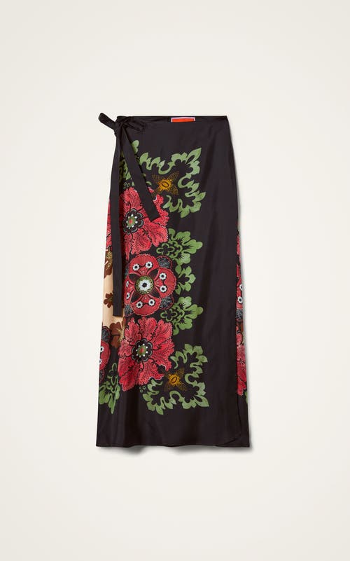 La Dublej Sarong Skirt Placée In Multi