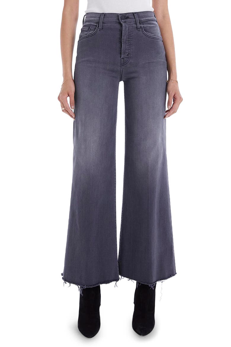 The Tomcat Roller Frayed Wide Leg Jeans, Main, color, DANCING IN