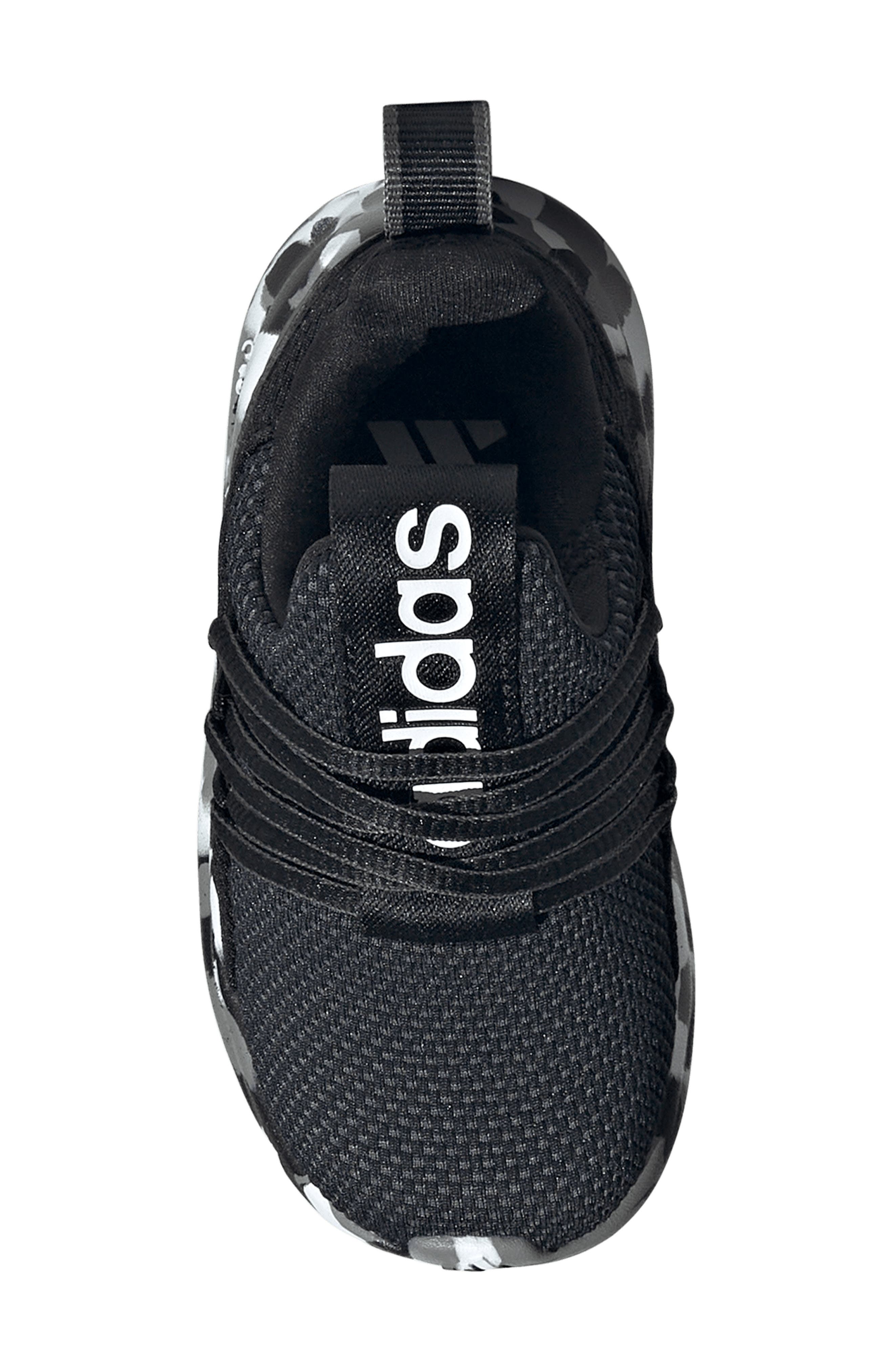 adidas Kids' Lite Racer Adapt 7.0 Sneaker, Alternate, color, Core Black/ Grey Six