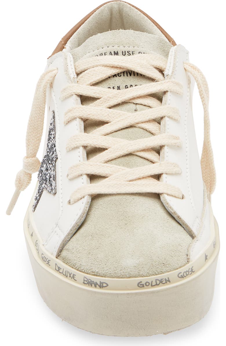 Golden Goose Hi Star Platform Sneaker, Alternate, color, White/ Ice/ Silver/ Taupe