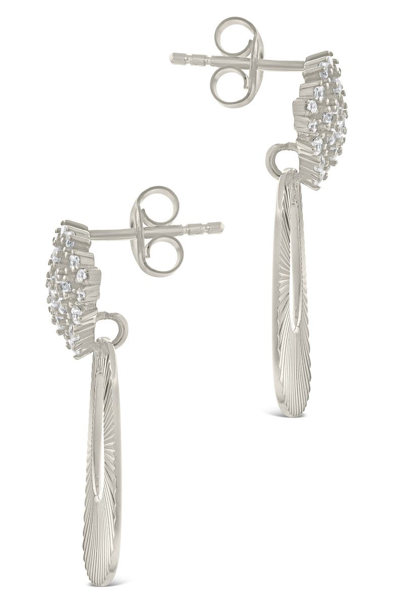 Sterling Forever Ariana Statement Hoop Earrings, Alternate, color,