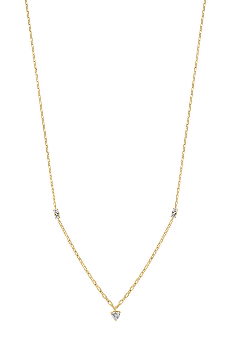 Bony Levy Maya Diamond Station Necklace, Main, color, 18K Yellow Gold