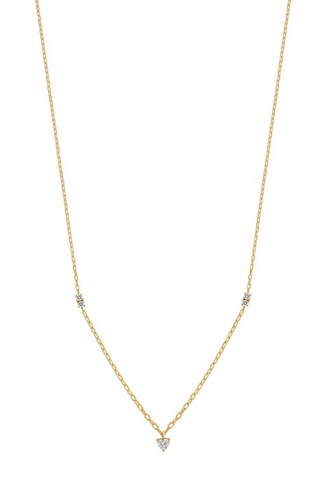 Maya Diamond Station Necklace