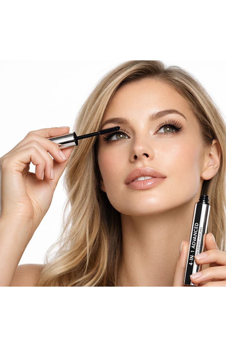 SKINCHEMISTS Advanced 4-in-1 Lash & Thickening Mascara 8ml for Loss of Firmness, Fine Lines & Wrinkles, Alternate, color, White