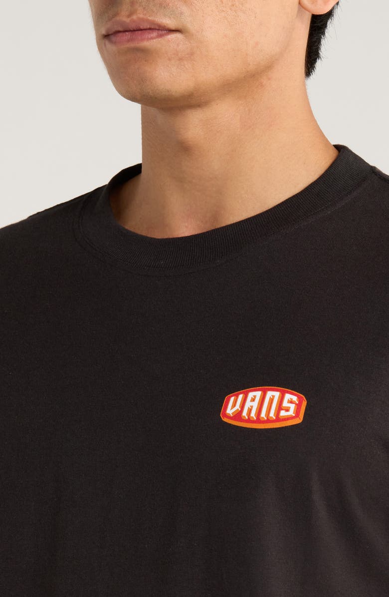 Vans Raised Up Cotton Graphic T-Shirt, Alternate, color, Black