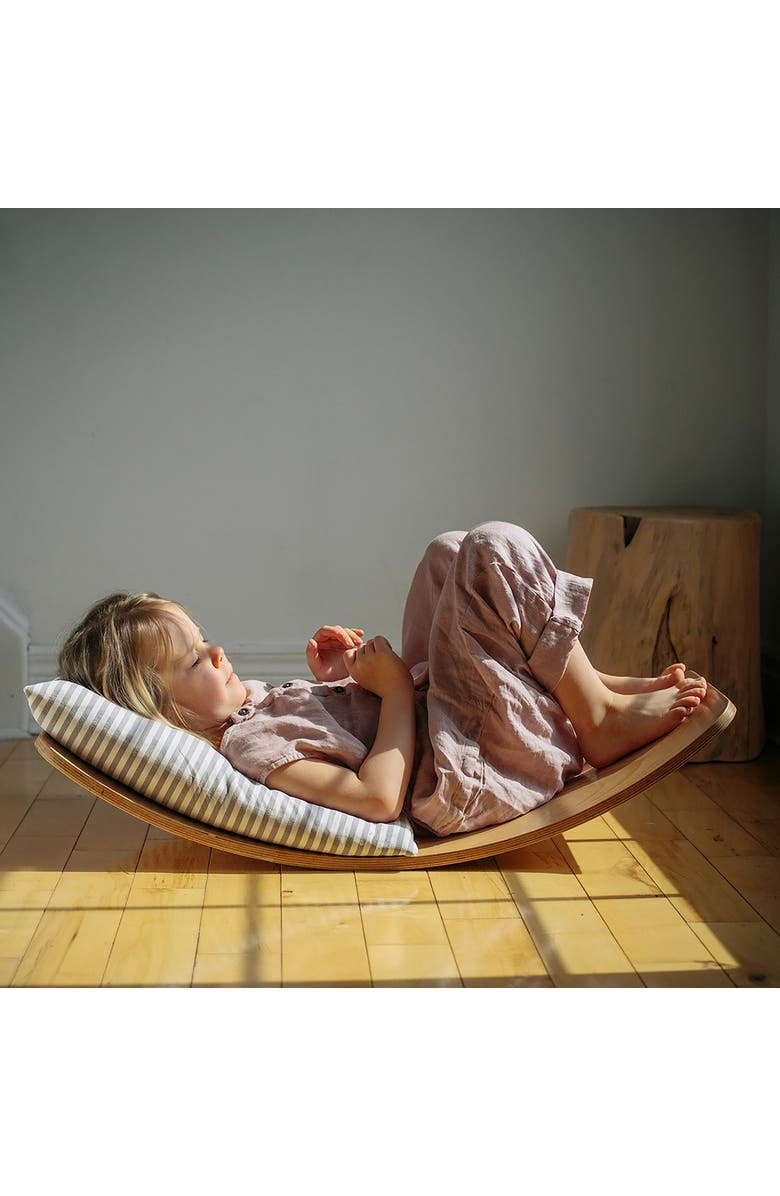 Kinderfeets Kinderboard Natural Wooden Balance Board, Alternate, color,