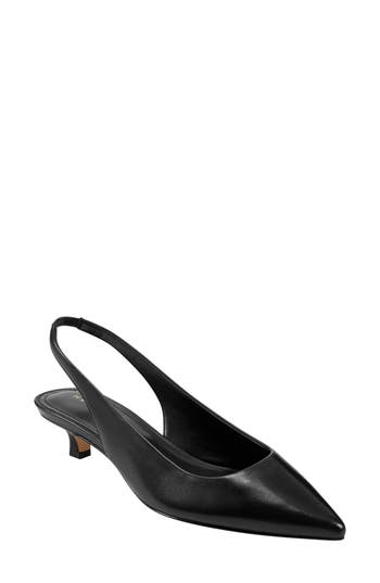 Marc Fisher Ltd Posey Kitten Heel Slingback Pump