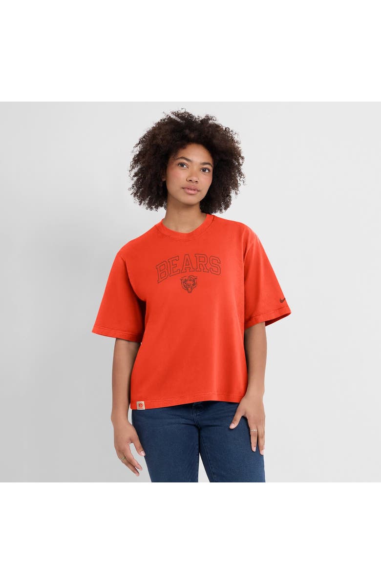 Nike Women's Nike Orange Chicago Bears Glory Arch Boxy T-Shirt, Alternate, color, Orange