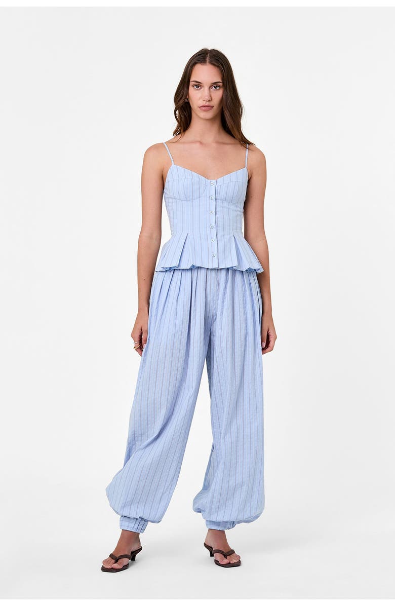 NICHOLAS Staci Top, Alternate, color, Blue Multi Stripe