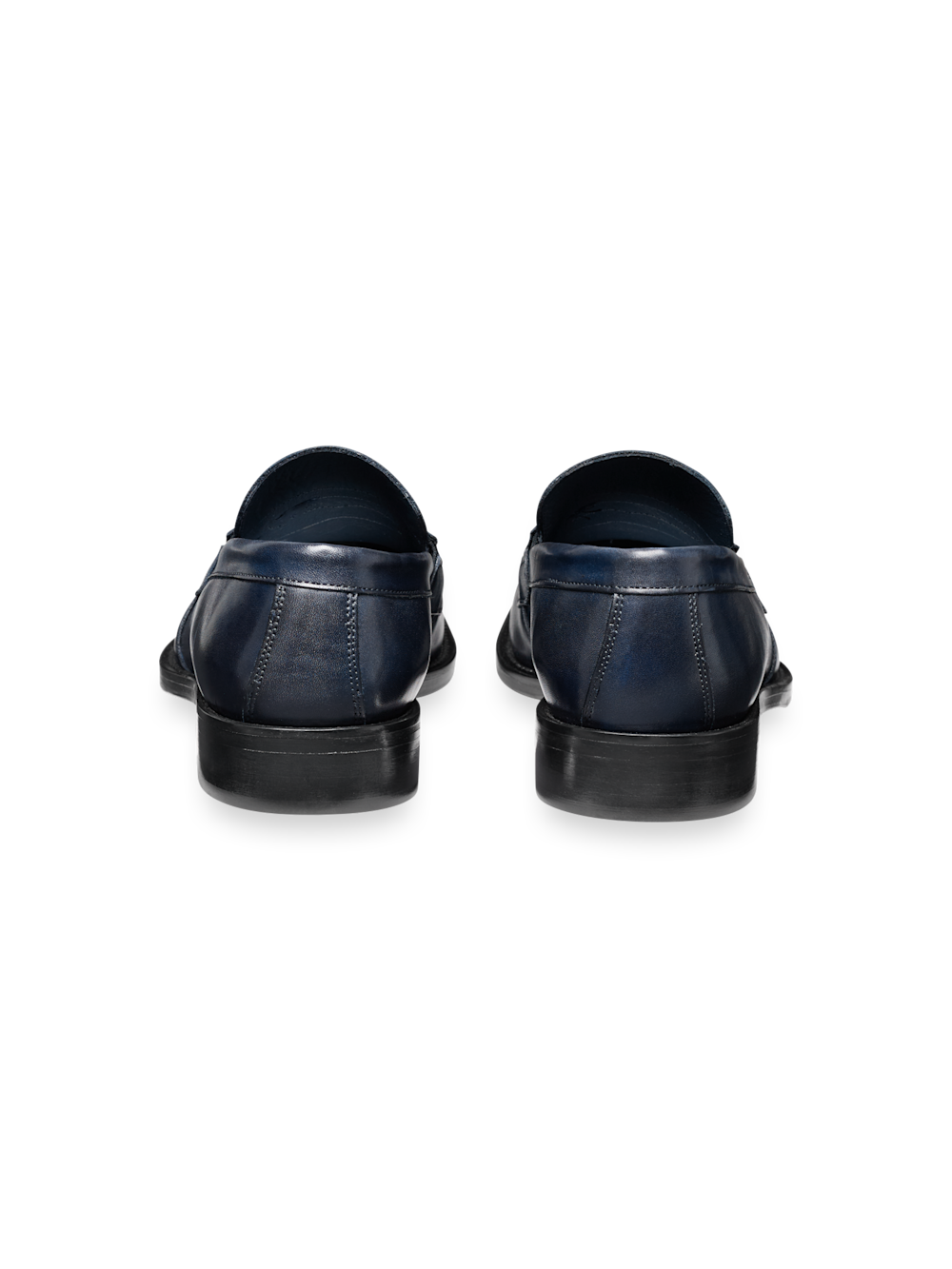 Paul Fredrick Eric Penny Loafer, Alternate, color, Navy