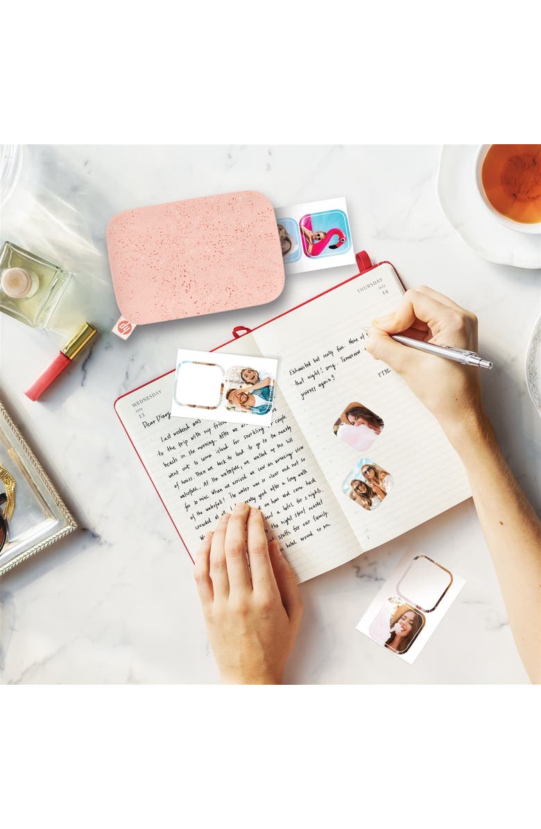 HP Premium Sticker Photo Paper Compatible with Sprocket Photo Printers, Alternate, color, White