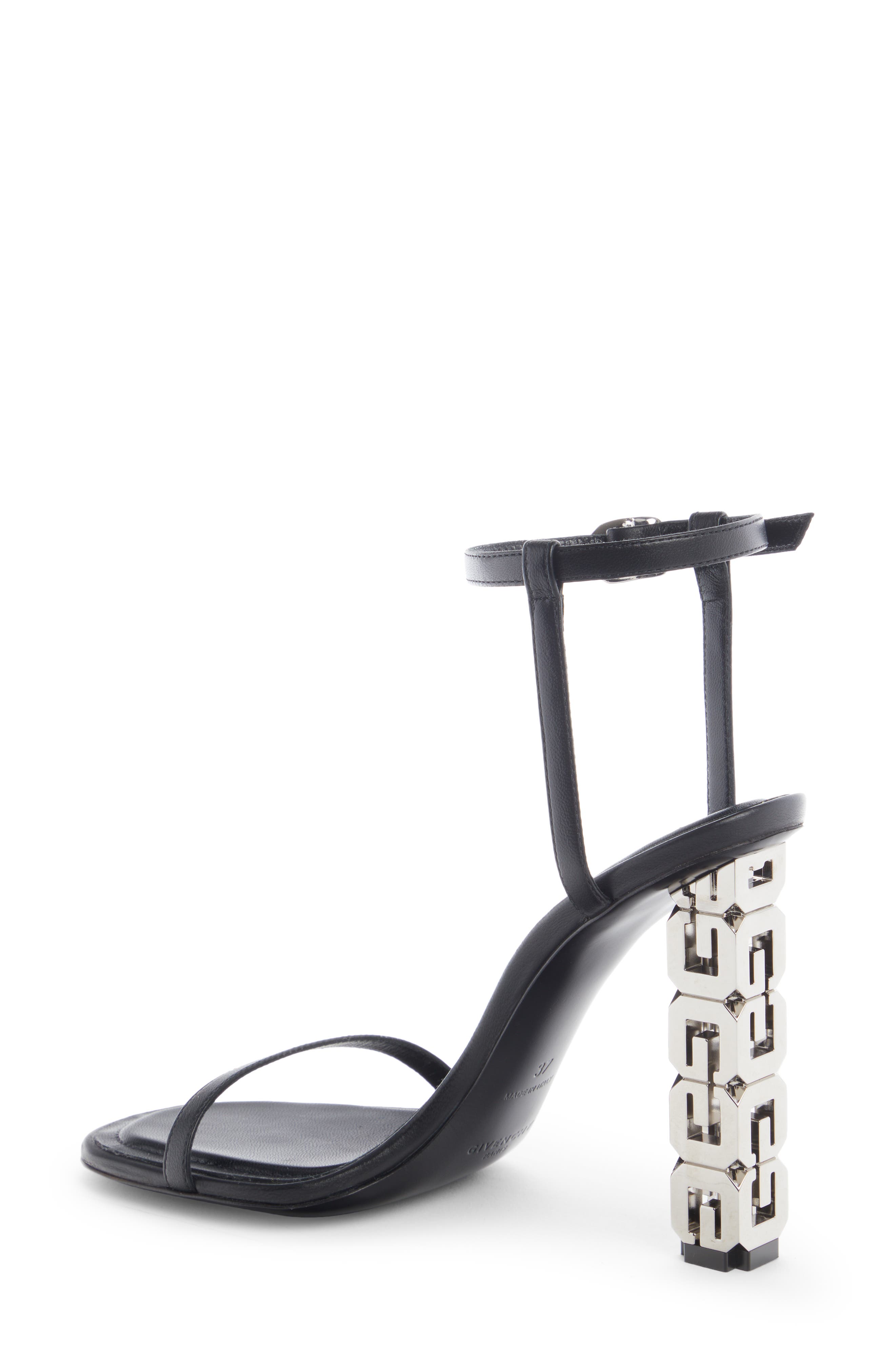 Givenchy G-Cube Ankle Strap Sandal, Alternate, color, 
