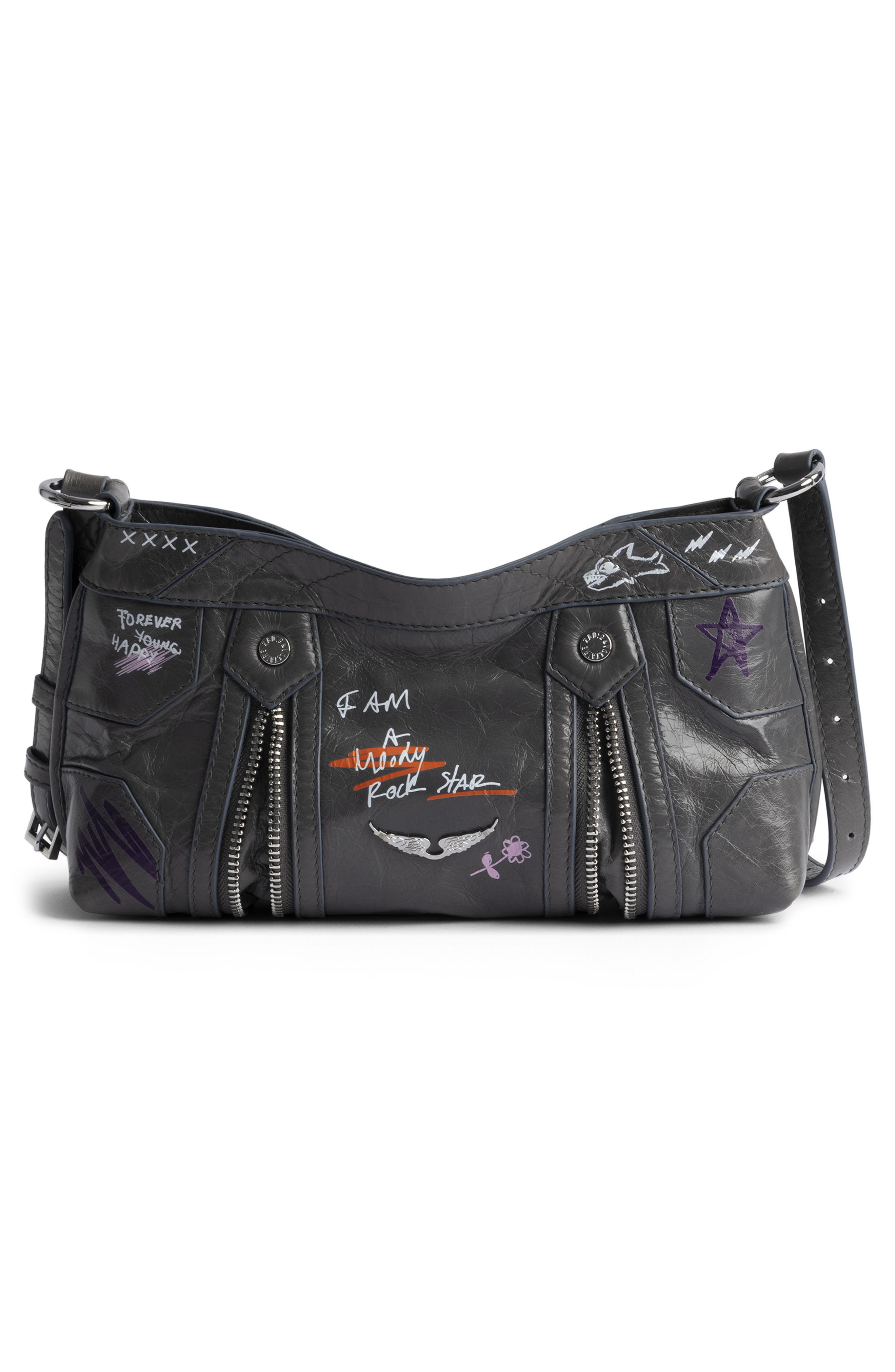 Zadig & Voltaire Sunny Mood Humberto Bag, Alternate, color, Road