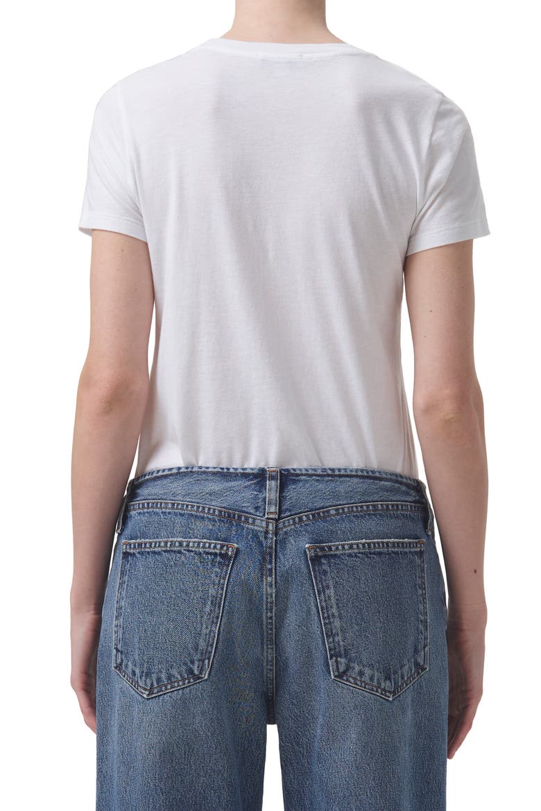 Annise Crewneck T-Shirt, Alternate, color, WHITE
