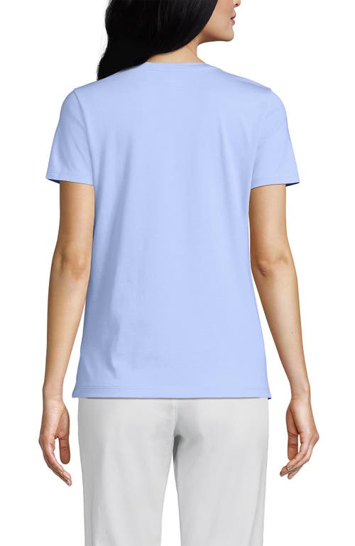 Shop Lands' End Relaxed Supima Cotton V-neck T-shirt