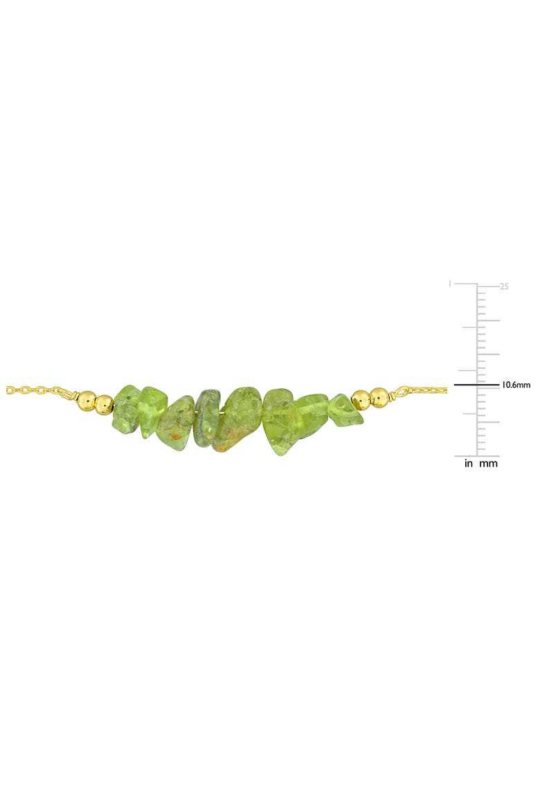 Fancy Cut Peridot Bracelet & Necklace Set, Alternate, color, GREEN