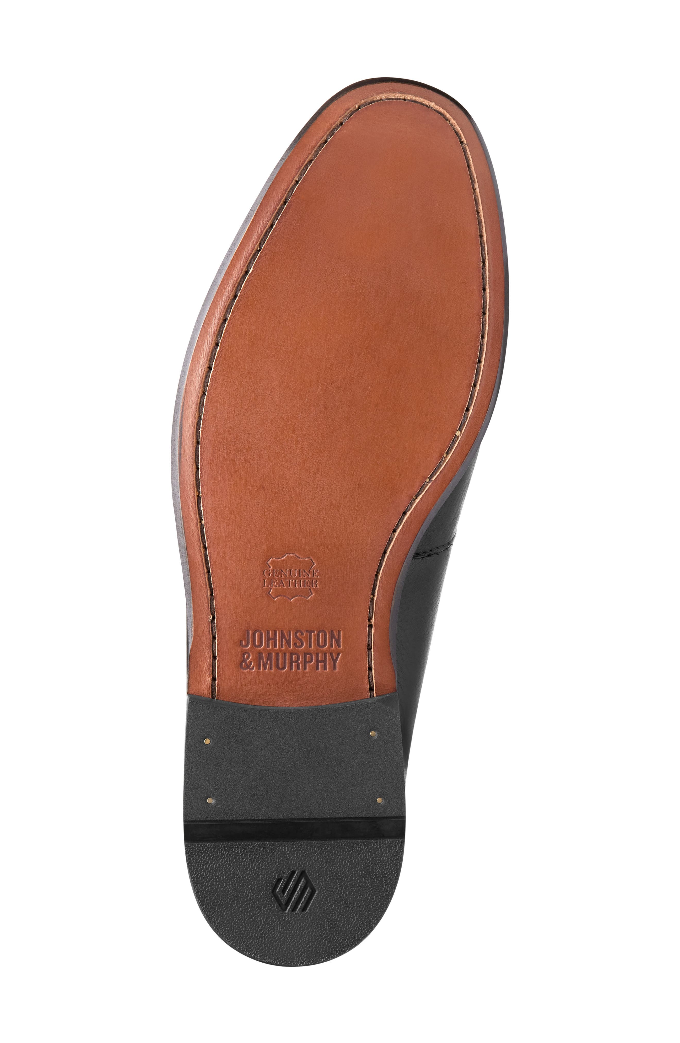 Humphrey Penny Loafer, Alternate, color, BLACK/ BROWN FULL GRAIN