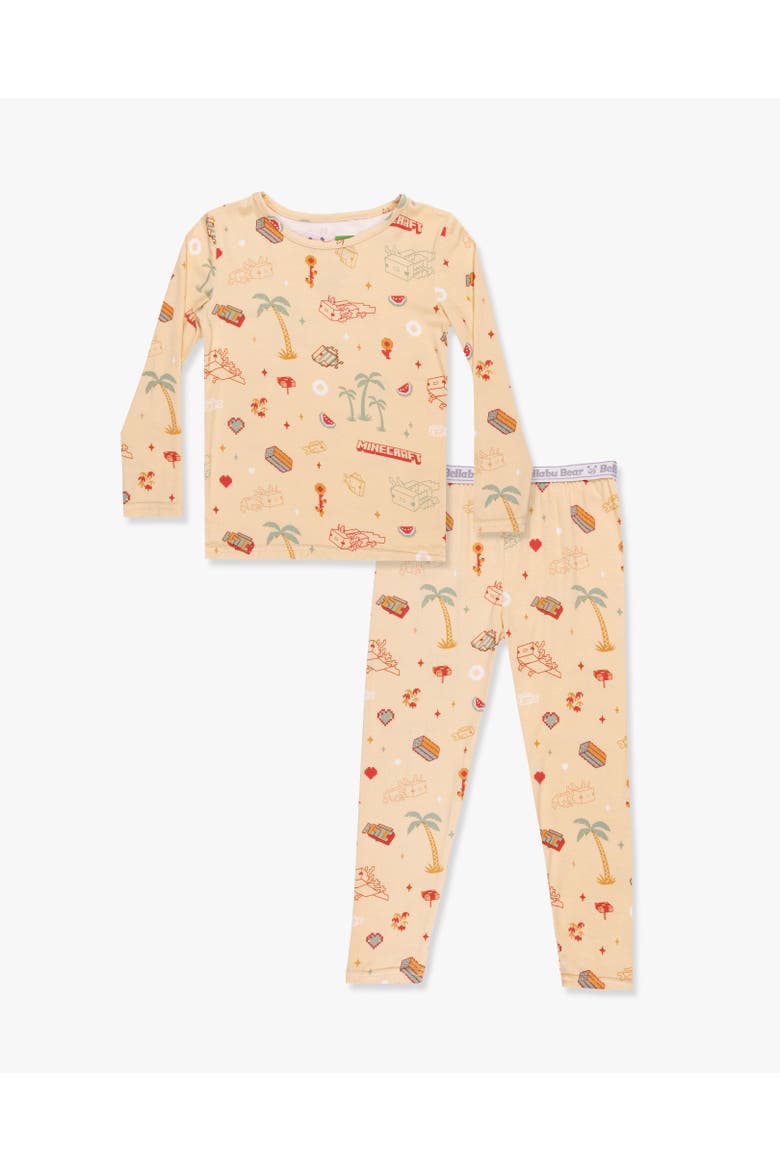 Kids' Minecraft Summer Vibes Set of 2 Piece Pajamas, Main, color, Minecraft: Summer Vibes