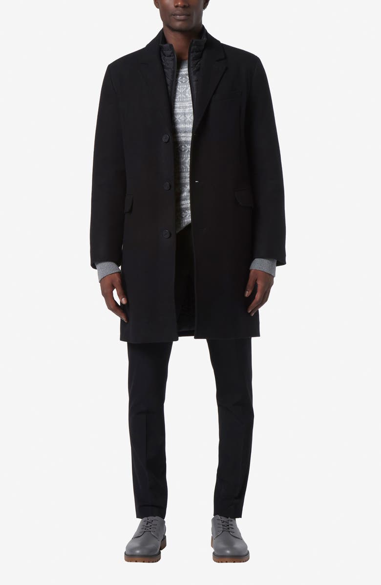 Andrew Marc Sheffield Water Resistant Overcoat, Alternate, color,