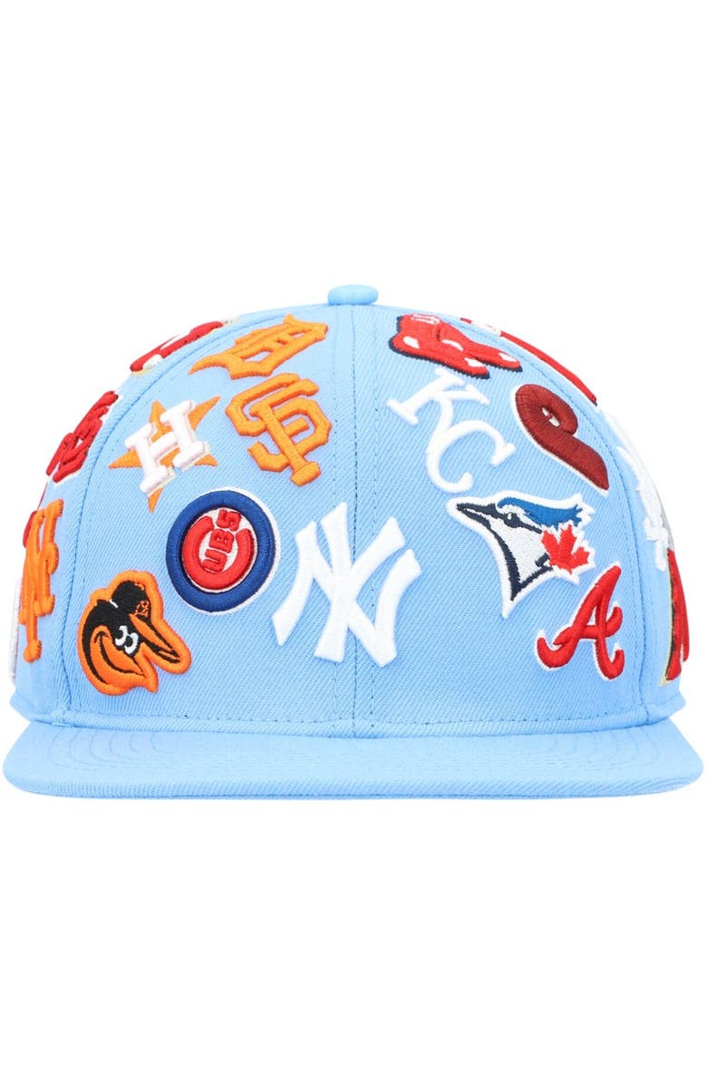 PRO STANDARD Men's Pro Standard Light Blue MLB Pro League Wool Snapback Hat, Alternate, color,