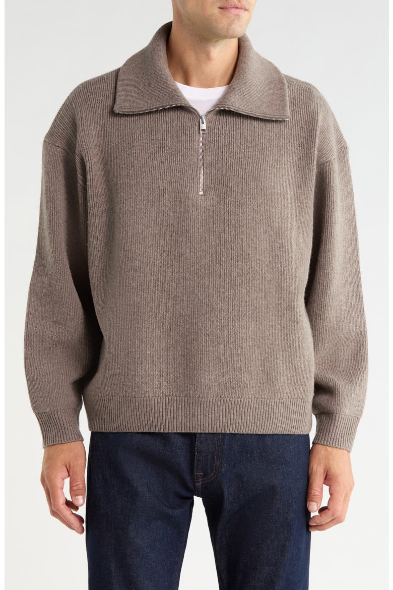 Retro Polo Sweater, Main, color, SOFT TAUPE