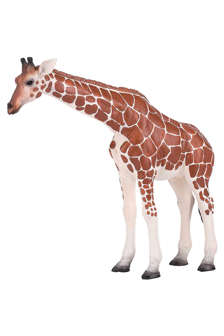 Mojo Giraffe Female International Wildlife Hand Painted Toy Figurine, Main, color, Multicolored