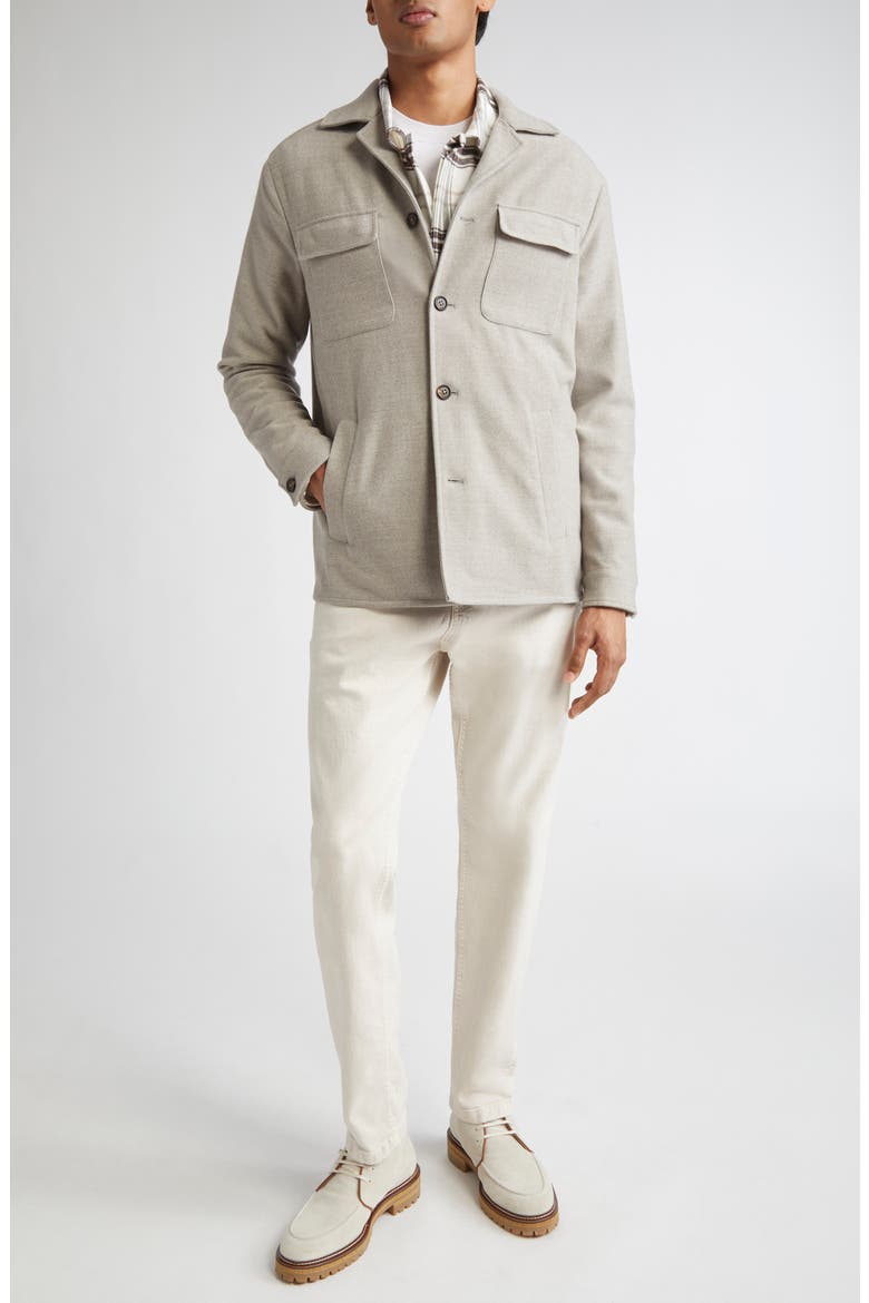 Wool Overshirt, Alternate, color, 80 CLAY