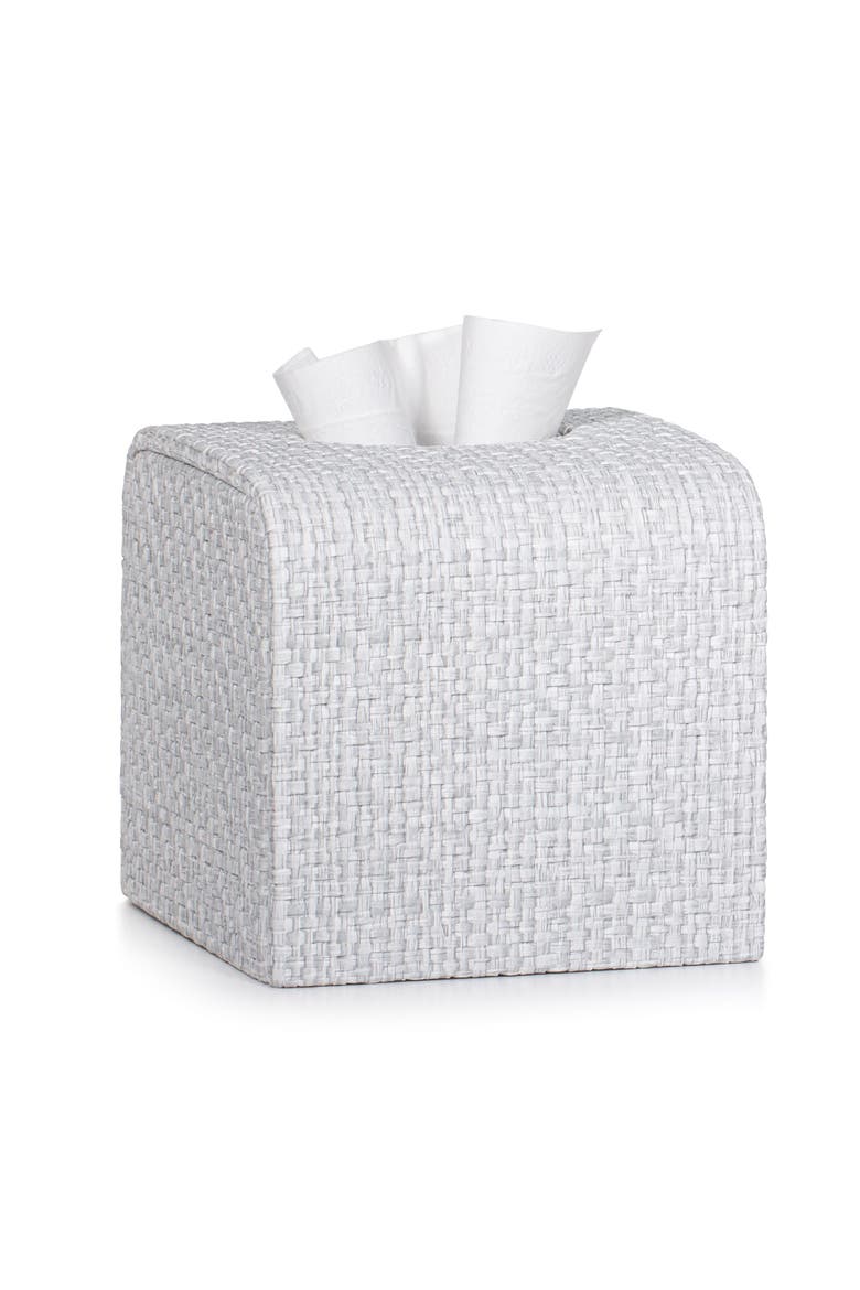 Rafya Stone Tissue Cover, Main, color, GREY