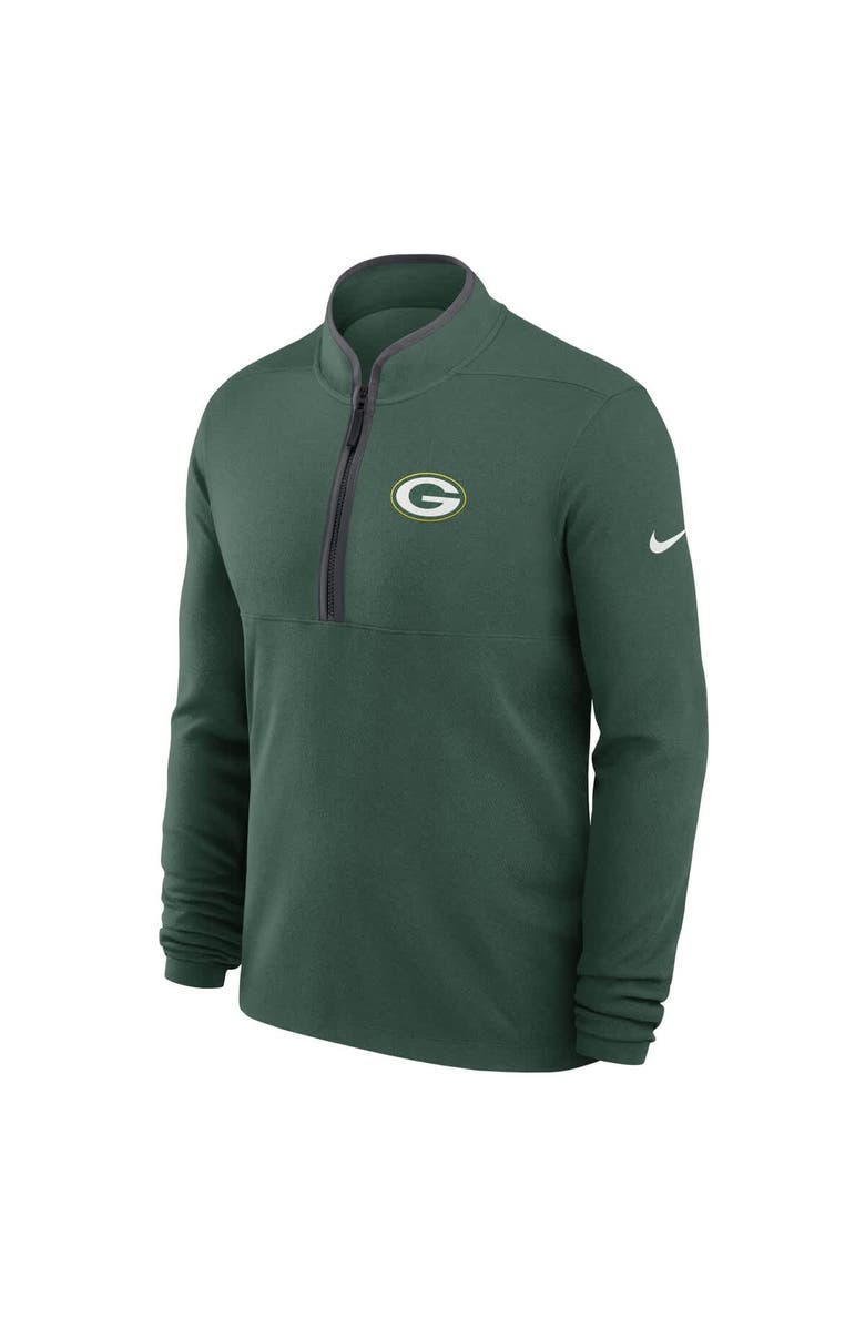 Nike Men's Nike Green Green Bay Packers Lightweight Victory Performance Half-Zip Pullover, Alternate, color, Green