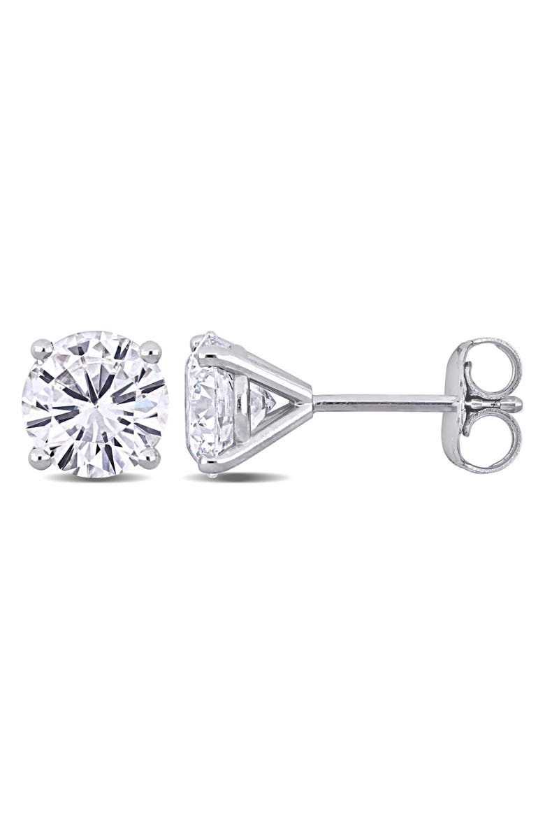 2 CTW Lab-Grown Diamond Stud Earrings 14k, Main, color, White Gold
