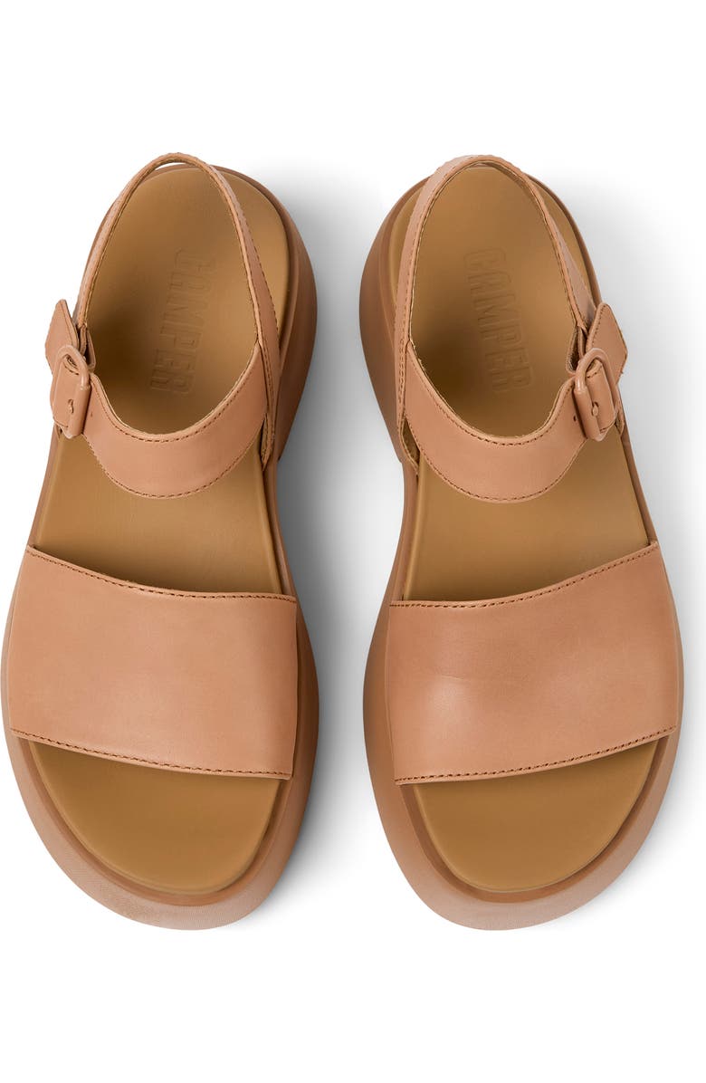 Camper Tasha Platform Sandal, Alternate, color, Nude/ Beige
