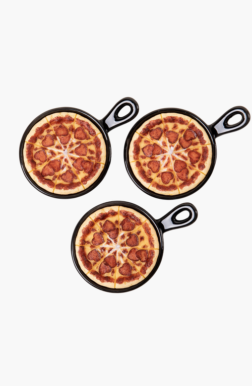 Southlake Gifts Heart Pepperoni Mini Pizza Candle Trio In Multi