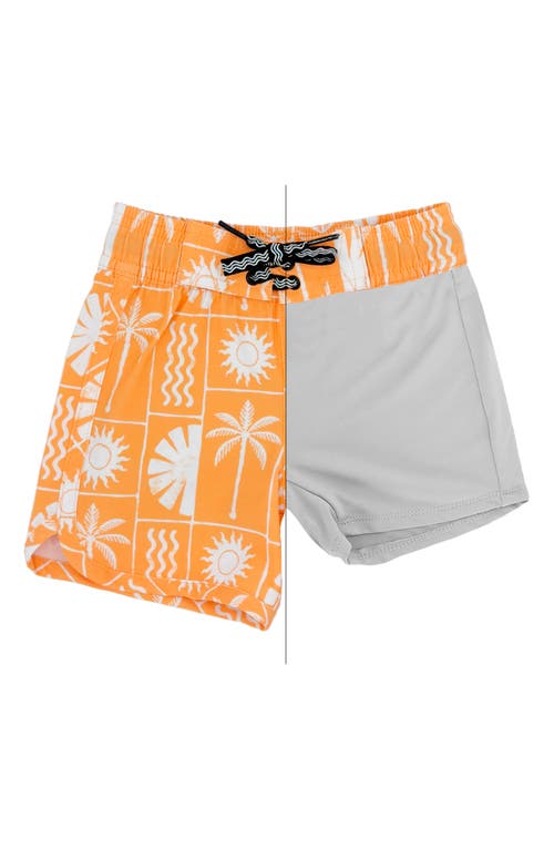 Shop Feather 4 Arrow Indo Sun Board Shorts In Golden Sun