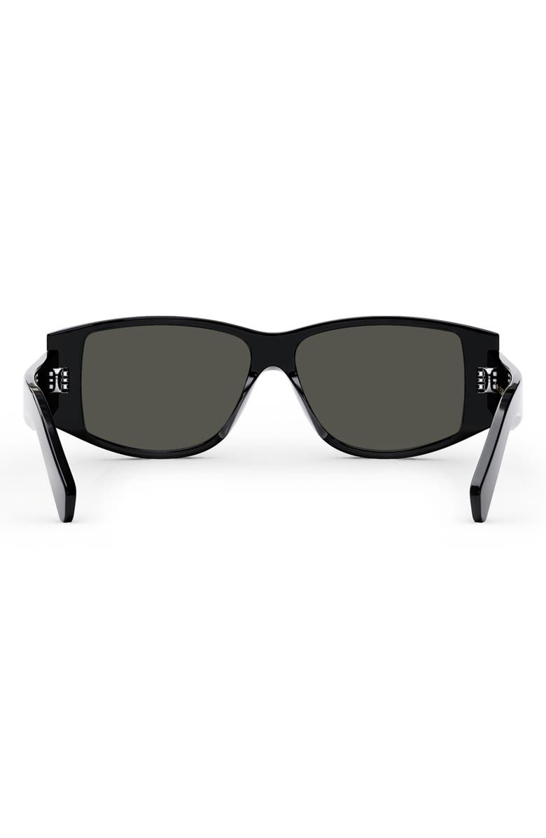 CELINE Triomphe 63mm Rectangular Sunglasses, Alternate, color,